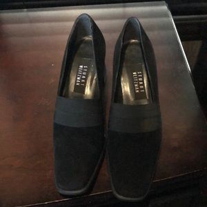 Stuart Weitzman Black Velvet Dress shoes